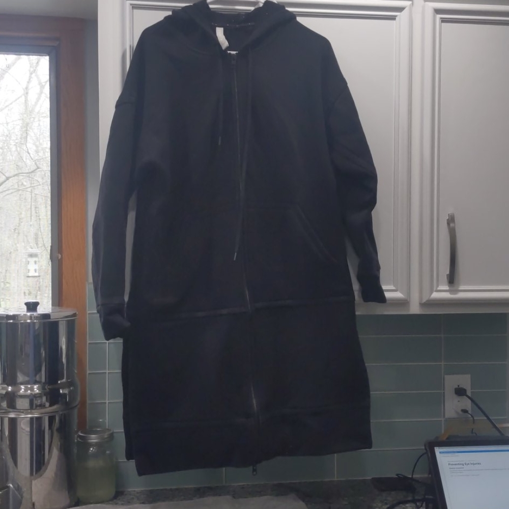 Athleta long hooded jacket